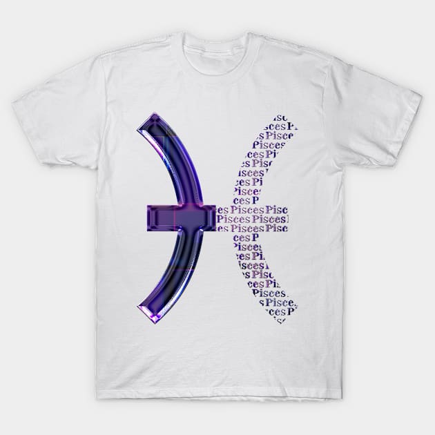 NEW!! Zodiac Symbol Pisces T-Shirt by INDONESIA68